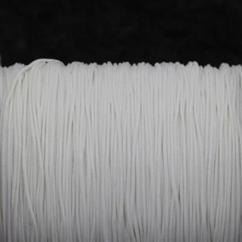 Sznurek powlekany biały 0,5mm [1metr]