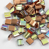 Miyuki Tila Beads 5x5x1,9mm Crystal Copper Rainbow [30szt]