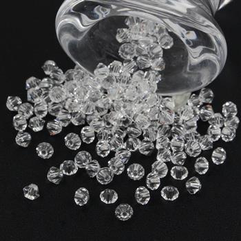 Preciosa Bicone Bead Rondelle Crystal 4mm [20szt]