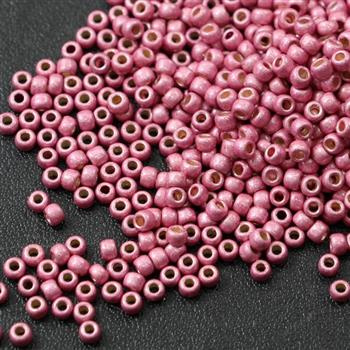 Toho Round 11/0 Permanent Finish- Matte-Galvanized Pink LT [10g]