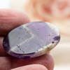 Kaboszon ametyst szewron II gat. 39x29x8mm