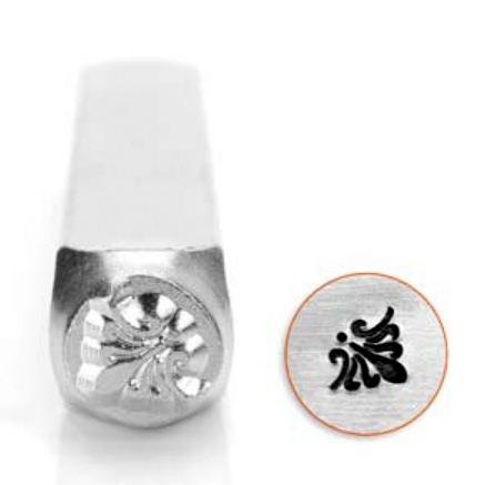 Stempel do metalu Impress Art Flourish O 6mm