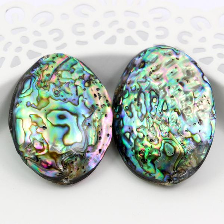 Muszla paua abalone duży owal - zawieszka 57cm