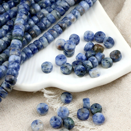 Sodalit dysk gładki 7x4mm