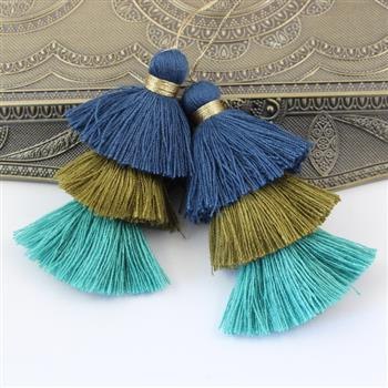 Chwost potrójny morski mix 75x40mm