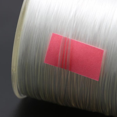 Gumka płaska nitkowa biała 0,6mm