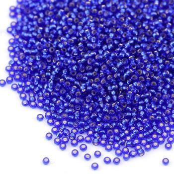 Toho Round 15/0 Silver-Lined Cobalt [5g]