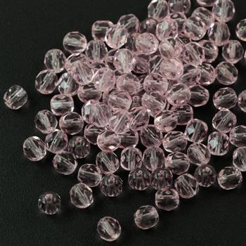 Fire Polish 6mm Rose [20szt]