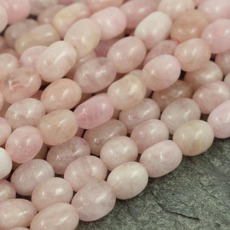 Morganit różowy beczka bryłka 14x10mm