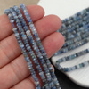 Kyanit oponka fasetowana 4x2mm [sznur 39cm]