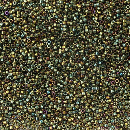 Miyuki Delica 11/0 Metallic Green AB [5g]