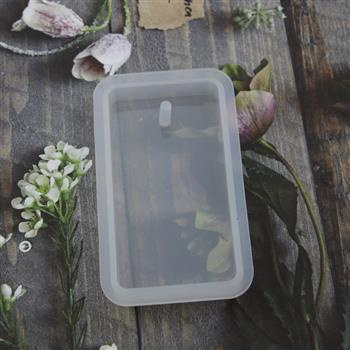 Forma silikonowa do odlewów z żywicy zawieszka prostokąt 68x30x8mm