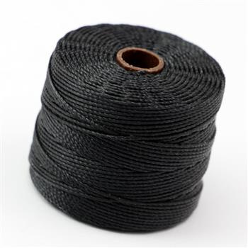Nici nylonowe S-Lon bead cord BLACK 0,5mm/70m [szpula]