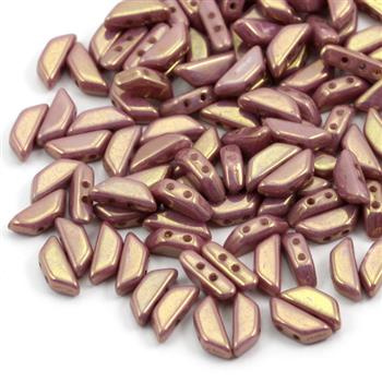 Tinos par Puca Opaque Mix Violet Gold Ceramic Look [20szt]