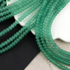 Awenturyn zielony oponka gładka 6x4mm [sznur 38cm]