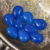 Kaboszon jadeit łezka niebieska 18x13mm