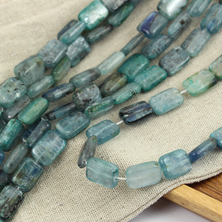 Kyanit zielony prostokąt 14x10mm