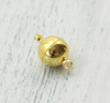 Zapięcie magnetyczne złote kula 10mm