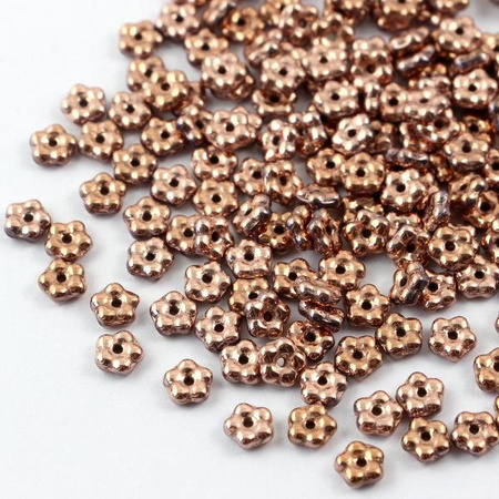 Forget me not Beads Crystal Capri Gold Full 5mm [50szt]
