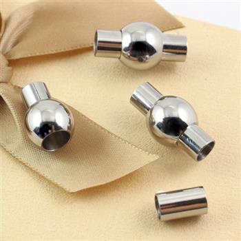 Zapięcie magnetyczne z oliwką stal szlachetna 5mm