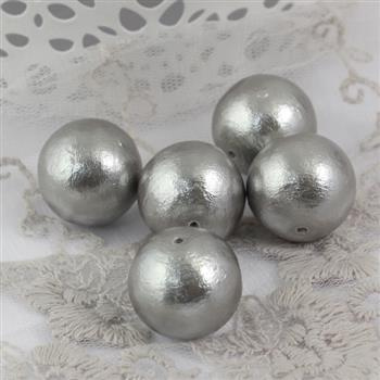 Miyuki Cotton Pearls Gray kula 20mm