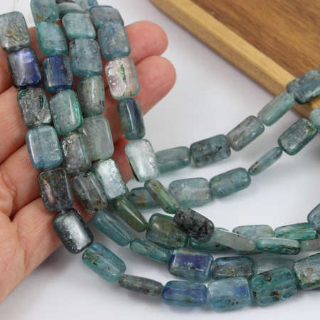 Kyanit zielony prostokąt 14x10mm