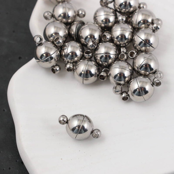 Zapięcie magnetyczne kula stal szlachetna 6mm