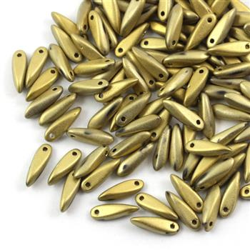 Dagger Crystal Amber Full Matted 3x10mm [20szt]