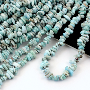 Larimar sieczka 3-12mm [sznur 40cm]