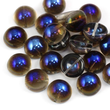 Dome Bead półkula 12x7mm Crystal Azuro