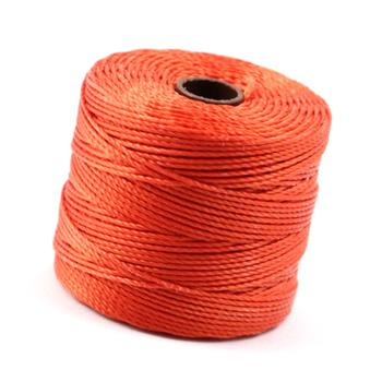 Nici nylonowe S-Lon bead cord ORANGE 0,5mm/70m [szpula]