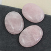Kaboszon kwarc różowy owal 40x30mm