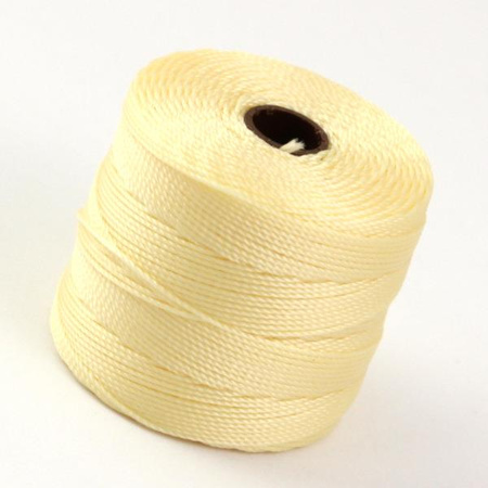 Nici nylonowe S-Lon Fine Tex 135 PALE YELLOW 0,4mm/108m [szpula]