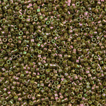 Miyuki Delica 11/0 Opaque Olive Golden Luster [5g]