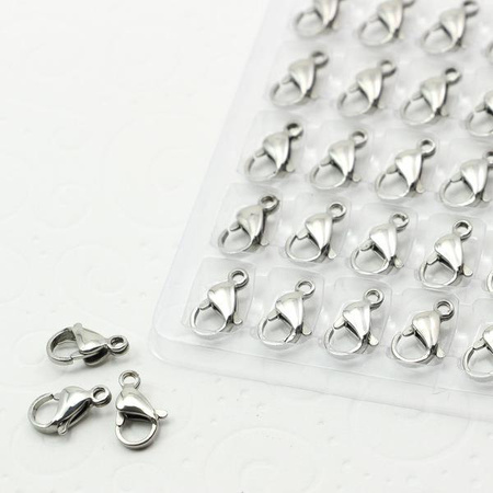 Zapięcie karabińczyk stal szlachetna 13mm