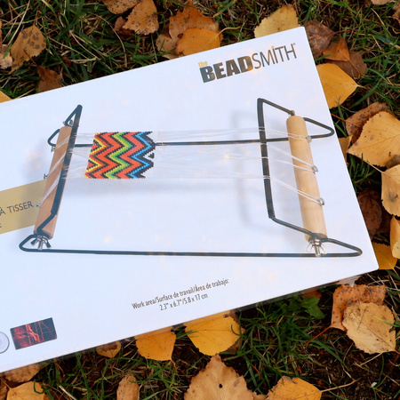 Krosno metalowe Beadsmith z regulacją długości szerokie