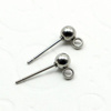 Bigle sztyfty z kulką 3mm stal szlachetna o.boczne [para]