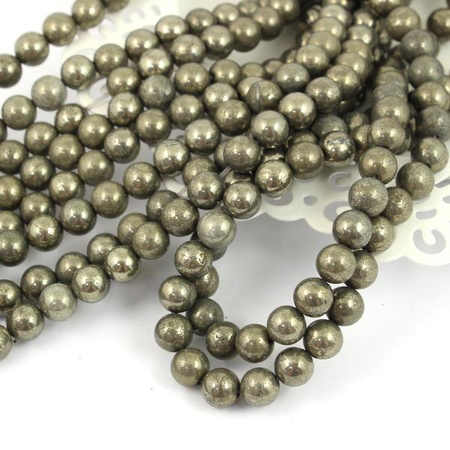 Piryt złoty kula gładka 8mm