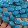 Jadeit owal gładki niebieski 25x18mm