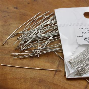 Szpilka gwóźdź srebrny 40mm [50szt]