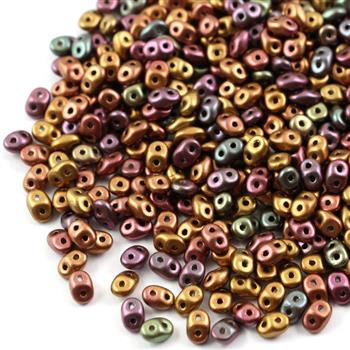 SuperDuo 2.5x5mm Matte Metallic Bronze Iris [5g]