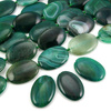Agat zielony owal 50x35mm