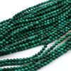 Malachit naturalny kula gładka 4mm [sznur 39cm]