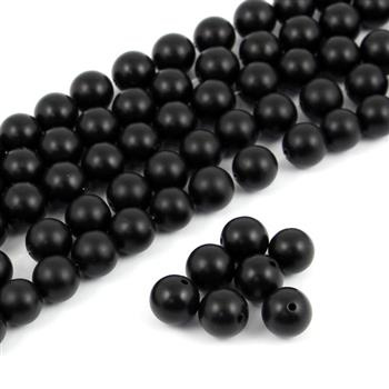 Onyks kula gładka MAT 8mm [1szt]