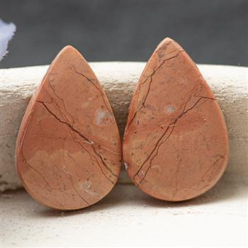 Kaboszony jaspis maligano 23x15x4mm [para]