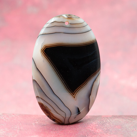Zawieszka agat owal 55x34mm