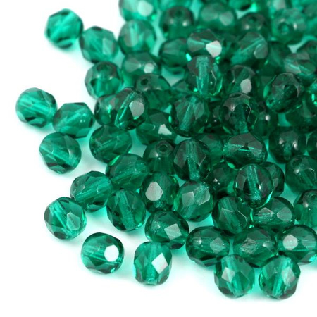 Fire Polish 6mm Emerald [20szt]