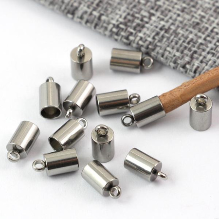 Tulejka do wklejania stal szlachetna 4mm długa