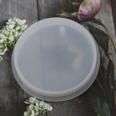 Forma silikonowa do odlewów z żywicy zawieszka moneta 68mm