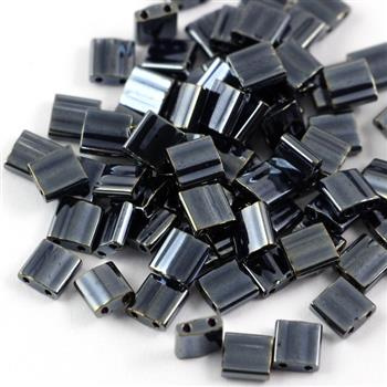 Miyuki Tila Beads 5x5x1,9mm Light Gunmetal [30szt]